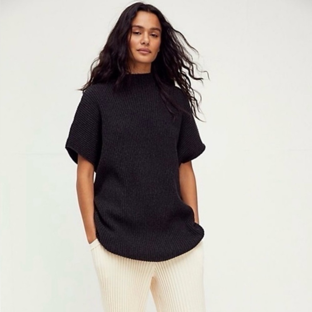 Free People Beach Mango Mini Sweater Dress